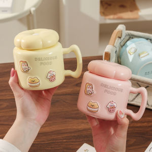 Cartoon Mirror High Appearance Covered Mug