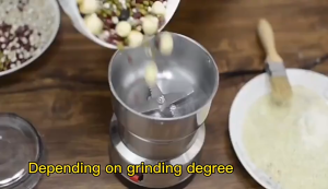 Electric Grinder Multifunctional Home Coffee Grinder Four Edged Blade Kitchen Cereal Nuts Beans Spices Grains Grinder Machine