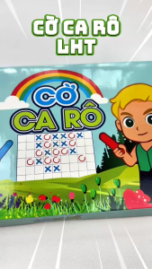 [LHT] Cờ Ca Rô Gấp Gọn Size Đại Cờ Caro Liên Hiệp Thành Đồ Chơi Trí Tuệ Tic Tac Toe Trẻ Em Boardgame