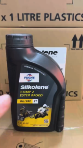 Silkolene 2T | Motor Oil | Comp 2 |Semi Synthetic Ester Based | Motorcycle Oil 1L - Gold
