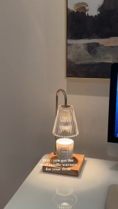 【Local Stock】Candle Warmer 2 free halogen light bulb warmerCandle heater candle heater lamp candle melter dimmable candle lamp Nordic night light