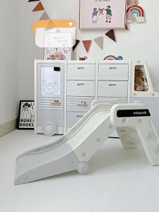 Kid Slide For Kids Indoor Playground Kid Indoor Slide And Swing Kid Slide Indoor Playground Household Foldable Thickened 滑梯