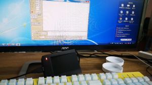 RS232 125Khz RFID Reader EM4100 ID Proximity Sensor Smart Card Reader for Access Control