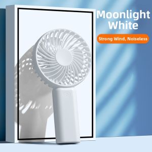 Portable Handheld Mini Fan USB Rechargeable Quiet Portable Cooling Small Electric Fan for Office Desktop Cooling High Wind Power J1074