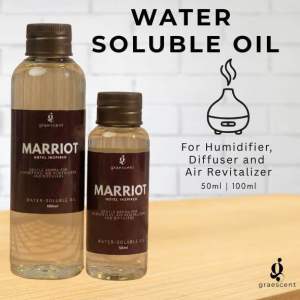 Hotel Inspired Marriot Concentrated Water-Soluble Oil for Humidifier and Diffuser - 100ml & 50ml