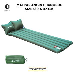 Matras Angin Chanodug Size 180 x 47 cm - Sleeping Pad - Kasur Angin - Kasur Tiup - Matras Camping - Kasur Angin Outdoor - Air Bed - Matras Gunung - Matras Outdoor - Matras