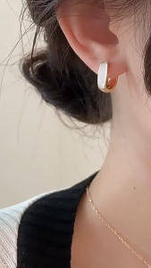 Anting Wanita Titanium Anti Pudar: Tren Fashion Korea yang Unik & Indah