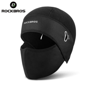 ROCKBROS Mặt Nạ Đạp Xe Mùa Đông Mặt Nạ Bảo Vệ Mặt Chống Gió Xe Máy Mũ Có Lỗ Kính Mũ Trùm Đầu Xe Đạp Bằng Lông Cừu Đàn Hồi Ấm Áp Mặt Nạ Xe Đạp Thoáng Khí Để Đạp Xe Chạy Bộ Thể Thao Ngoài Trời