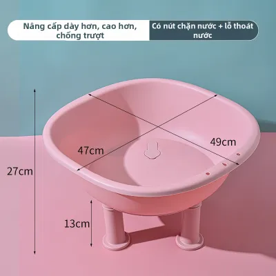 MIAOBEIYOU | Chậu Nhựa Lớn Bền Cho Tắm Bé Gia Đình