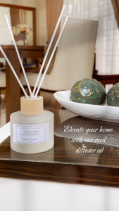 Reed Diffuser - Long-lasting Home Fragrance with Natural Aromatic Scents for Bedroom Living Room & Office