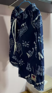 JJ-ALL 07 กางเกงเจเจชาย ลายใบไม้ ขาสั้นชายใส่เที่ยวทะเล ใส่อยู่บ้าน สบายมาก ผ้าแห้งไวบางเบา 100%