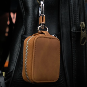Vỏ case ốp airpod da Bruno cao cấp bảo vệ dành cho tai nghe 1/2/3/4/Pro/Pro 2 I 88Mobile