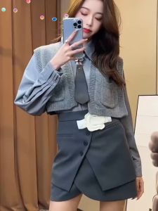 Cà vạt nữ ngắn thời trang học sinh Hàn Quốc cavat