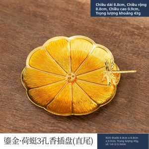 CANYAN | Giá Đỡ Nhang Kim Loại Hợp Kim Lotus Fly Kẹp Nhang Trầm Hương Dùng Cho Nhà Cửa Tạo Hương Thơm Và Thư Giãn