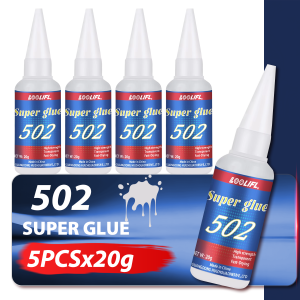 502 Super GlueCyanoacrylate Adhesive Universal Repair Glue For Shoes Metal PlasticCeramic DIY Crafts Household Daily Repair