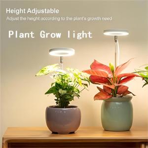 LED Grow Light Full Spectrum Plant Light For Indoor Hydroponics Plants Lamp Height Adjustable with Auto On/Off Timer