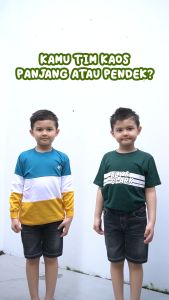 Lily And Clark Sweater Warna Kuning Salur Tosca Keren OOTD Anak ST02