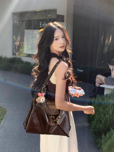 High Capacity Large Shoulder Female Bag Underarm Relaxed Sense Double Shoulder Luxury Tote Bag for Commuting 2025 New Fashion Korean Style