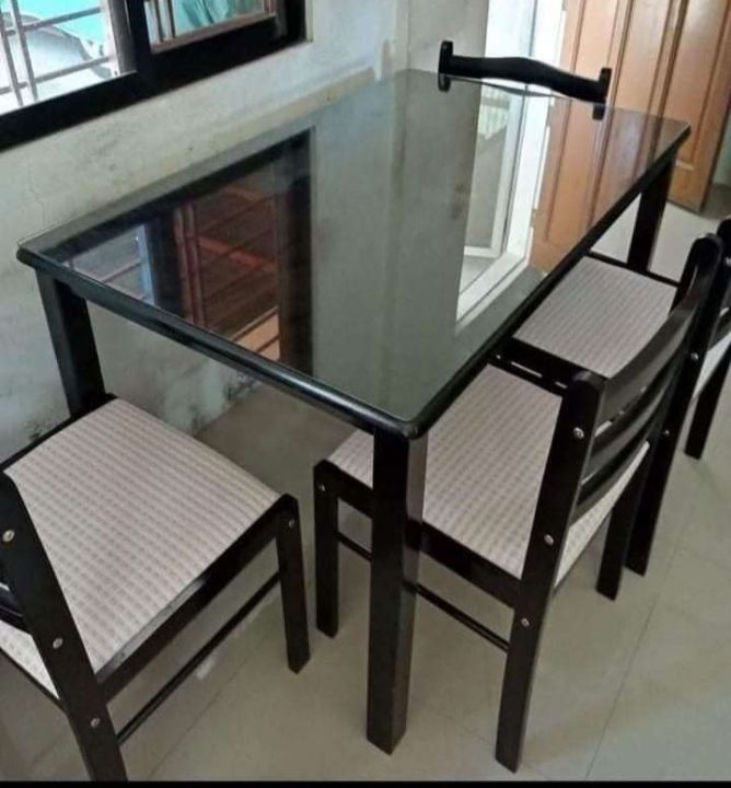 Fiber dining deals table 4 seater