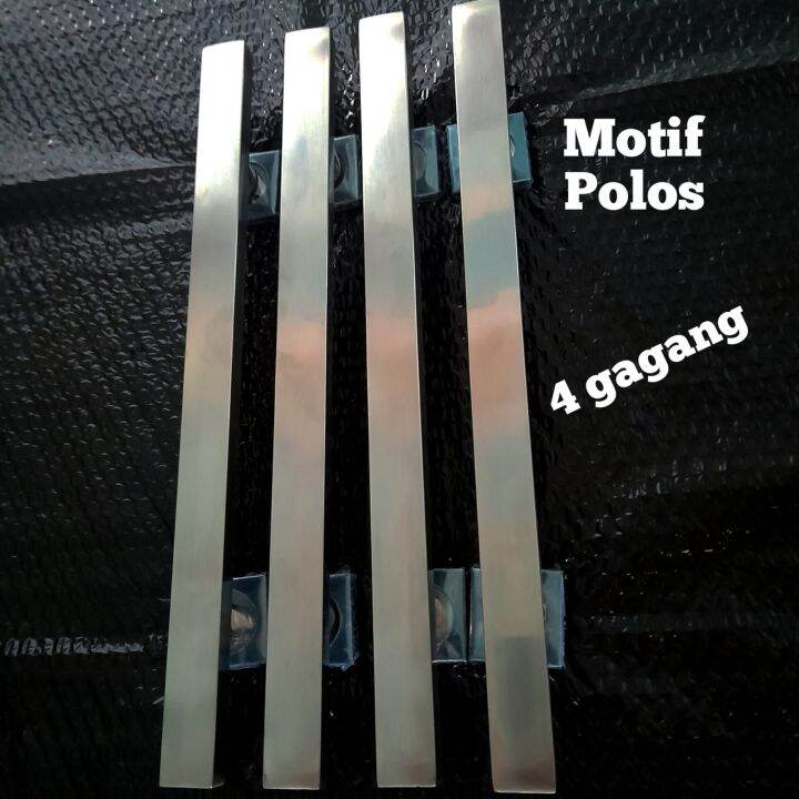 4 pcs 60cm // HANDLE PINTU RUMAH STAINLESS / TARIKAN GAGANG PINTU RUMAH KOTAK DOP List