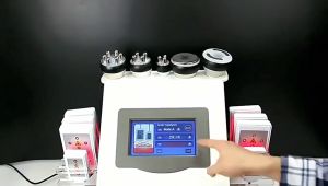 6 in 1 40k Ultrasonic liposuction Cavitation 8 Pads LLLT Cavi Lipo Laser Slimming Machine Vacuum RF beauty instrument 美容