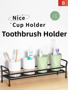 LJXZ | Cup Holder Organizer Toothbrush Drainer