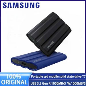 SAMSUNG Portable SSD T7 Shield - Secure External Drive With Password Protection&IP65 1TB 2TB 4TB Options USB-C 1050MB/s