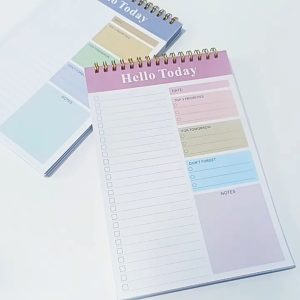 A5 DIY Undated Planner Book Monthly Weekly Daily Agenda Schedule Diary Study Notebook To do list Waterproof PVC Cover Thick Paper Double Sided Writing