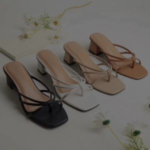 Heels 3cm Wanita Casual Sandal Wanita Hak Tahu Kekinian Sandal Promo RBN01