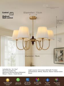 DENGJIANG | Vintage Chandelier
