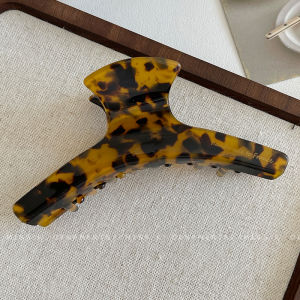 Elegant Large Size French Style Hair Clip Stylish Acetate Shark Clamp Womens Updo Hair Accessories Fashionable Hair Grips