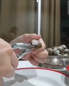 ที่แกะหอย ที่แกะปู คีมแกะหอยพลังสูง แกะอาหารทะเล ของแท้ สแตนเลสคุณภาพสูง แกะปู แกะถั่ว หอยแครง แถมฟรี 5 สูตรน้ำจิ้มเด็ด