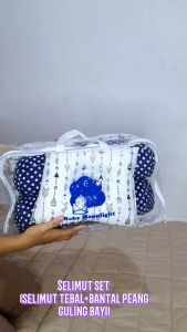 Promo ...!! Selimut set bayi ( 1 selimut 1 bantal peyang 2 guling ).