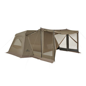 NatureHike | Waterproof Sun Protection Outdoor Camping Tent 2 Room 2 Hall