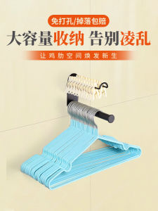 Multi-Functional Stainless Steel Clothes Drying Rack Wall-Mounted No-Drilling Required Balcony Organizer Storage Solution