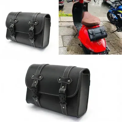 Vintage Waterproof Leather Saddle Bag