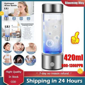 🚚 Local Delivery🚚Hydrogen Water BottleBike Water Bottles With PEM And SPE TechnologyUp To 1300PPB Portable Hydrogen Water Generator MakerNew Technology Glass Water Ionizer