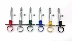 Dental Stainless Steel Syringe Dentistry Surgical Instrument With Head Dental Teeth Care Dental Anesthesia Aspirating Syringe
