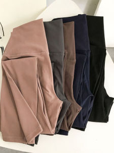 Quần Tập Yoga Nữ Mùa Đông Co Giãn Cao Không Dây Thoải Mái Quần Thể Thao Chạy Bộ Tập Luyện Nine Points Quần Lót Lông Cừu