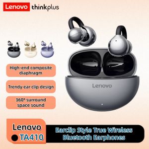 Lenovo | Original Lenovo TA410 Earclip Style Wireless Bluetooth Earphones ENCHifi Stereo Panoramic Sound with Mic For Sports/cycling