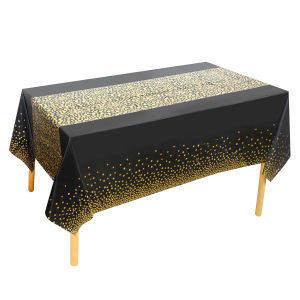Disposable Table Cloth Plastic Tablecloths Party Table Cover for Graduations Birthday Thanksgiving Holloween Wedding Outdoor BBQ