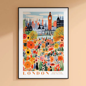Jigsaw Puzzle 500/1000/1200/2000PCS Beautiful Amsterdam Flower Market Scene For Adults Perfect For Quiet Evening Activity