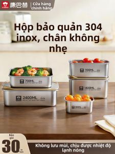KBH | Hộp Đựng Thực Phẩm Inox 304 Kín Dành Cho Tủ Lạnh