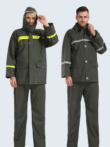 Bộ Áo Mưa Dài Và Quần Áo Mưa Cho Nam Và Nữ Chống Mưa Điện Từ ​​trung Tính Bằng Cao Su Chuyên Dụng Cho Xe Máy