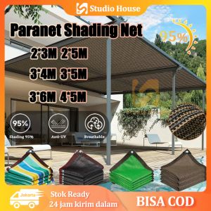 Hijau Jaring Paranet 95%/ Anti-UV Paranet SunShade Net/ Paranet Shading Net /Garden Sunshade Net 2*3M Ukuran Untuk Rumah Kaca/Taman/Outdoor