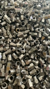 Lơ nối lục giác inox 304 ren nối ống nước phi 21 phụ kiện điện nước ren nối 3cm 5cm 7cm