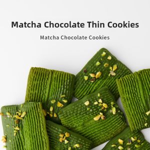 Matcha Chocolate Thin Biscuits Tea Ceremony Grade Snack Souvenir Half Satiety Three Points Matcha Lovers Must Try Cookie Gifts