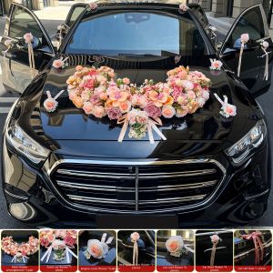 SILE | Car Front Floral Decoration Kit Wedding