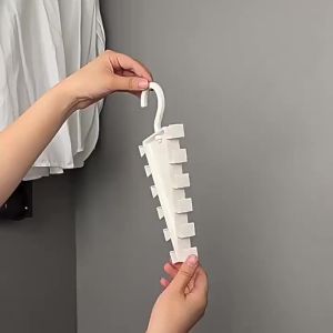 Giá Treo Đồ Hình Chữ V Hai Mặt 12 Móc Để Mũ Bóng Chày Thắt Lưng Mũ Khăn Quàng Cổ - Giá Đỡ Tiết Kiệm Không Gian Tủ Quần Áo