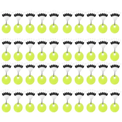 10/40 Group Set High Quality Rubber Space Beans Sea Carp Fly Fishing Black Rubber Oval Stopper Fishing Float Fishing Bobber